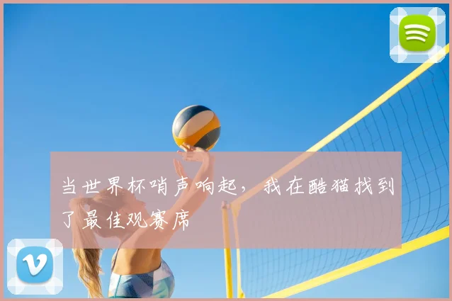当世界杯哨声响起,我在酷猫找到了最佳观赛席